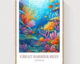 Great Barrier Reef Australia Poster