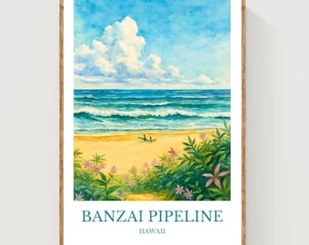 Banzai Pipeline Poster