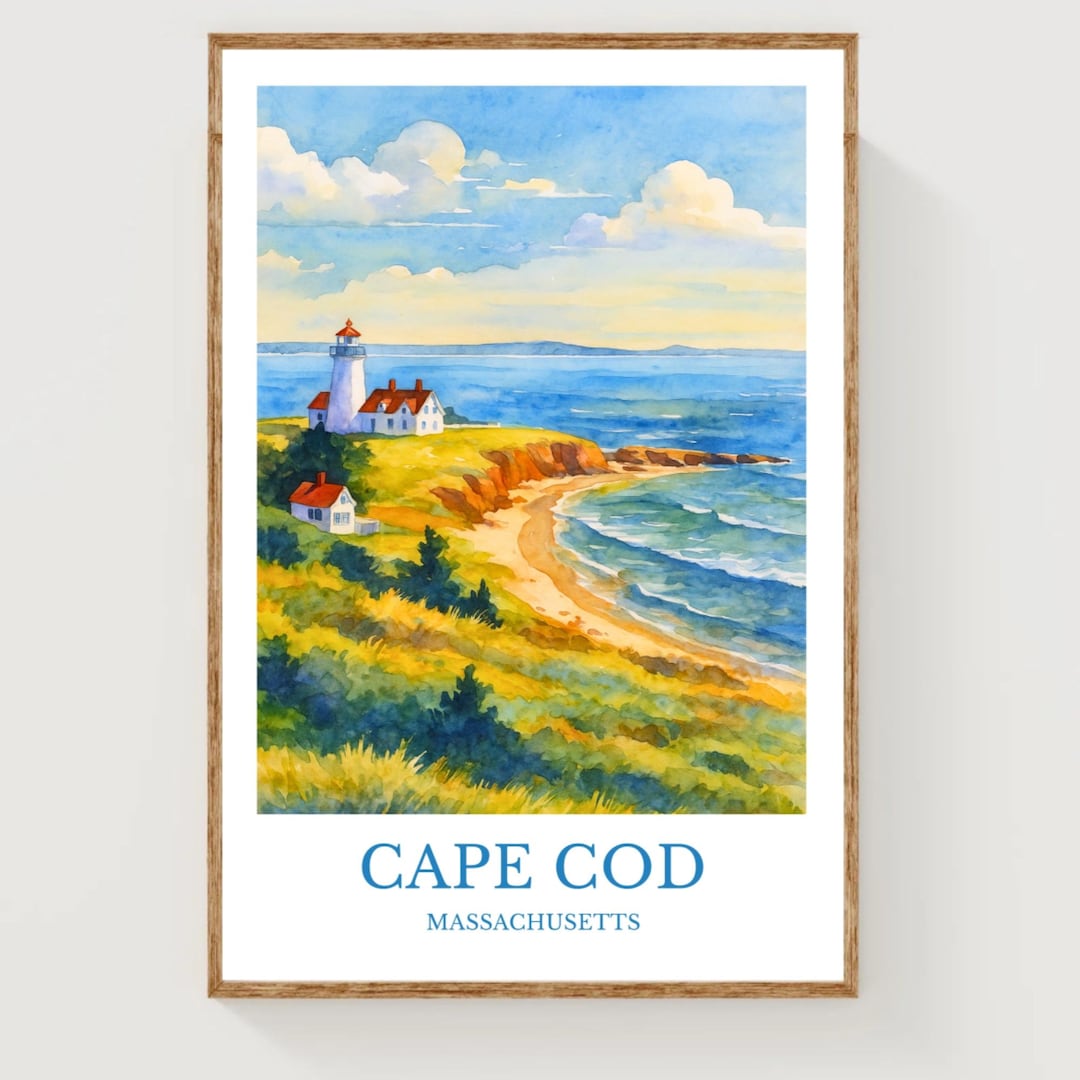 Cape Cod Poster - Etsy
