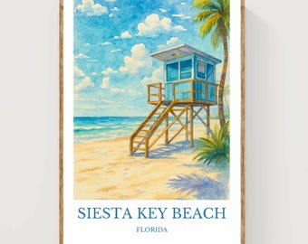 Siesta Key Beach Poster