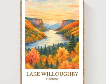 Lake Willoughby Poster