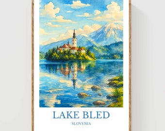 Lake Bled Poster