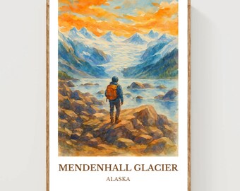 Mendenhall Glacier Poster