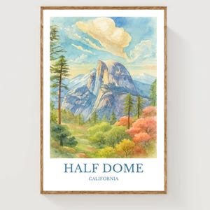 Half Dome Poster