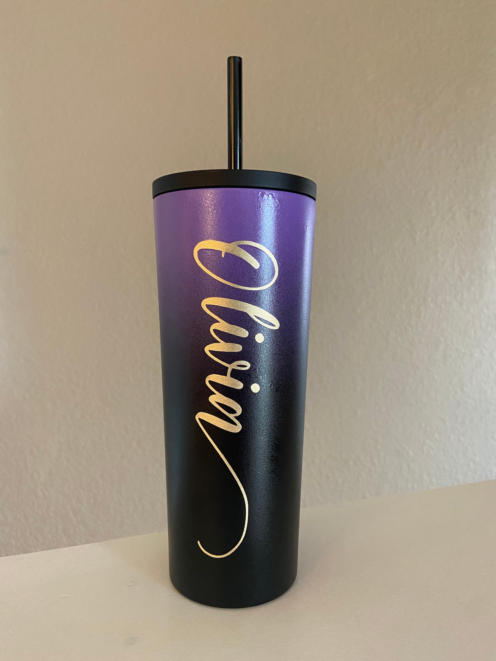 Custom Tumbler Simple Modern Etsy
