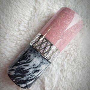 Pink Glitter Diamond Tumbler
