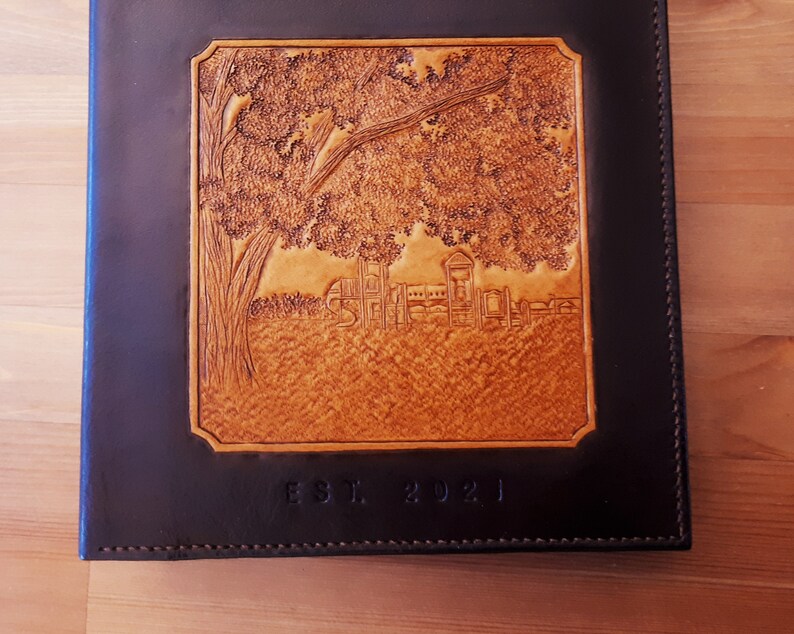 Custom Leather Photo Album / Personalized Handmade Photo Album Etsy