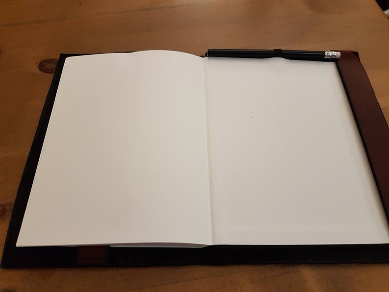 Custom Leather Guest Book / Personalized Handmade Memory Etsy