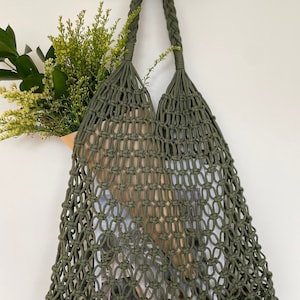 Häkeltasche, Baumwolltasche, Makramee-Tasche, Boho-Sommer-Strandtasche, Urlaubstasche, Netztasche, Junggesellinnenabschied-Geschenk-Tasche, Brautjungfern-Tasche