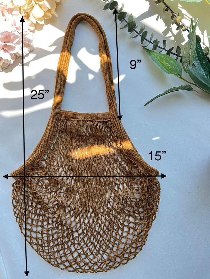 Cotton Net Tote Bag - Thumbnail 5
