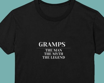 Purr-Fect Grandpa Shirt Kitty Gift On Grandparents Day Cat Lover Tee For Grandfather Kitten Owner T- Shirt For Gramps Granddad