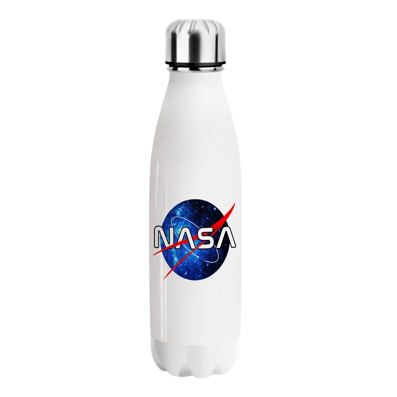 Nasa Water Bottle Space Bottle Stainless Steel 500ml Workout Etsy
