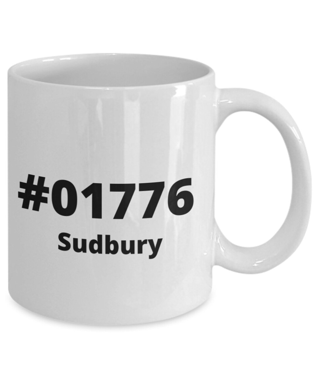 Sudbury Zip Code 01776 Mug Coffee Cup Sudbury MA Memento Etsy