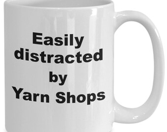 Funny knitter, knitting mug coffee cup, fun gift idea for yarn shop, present for knitter, knitting maven gift, gift for her, Mother's Day
