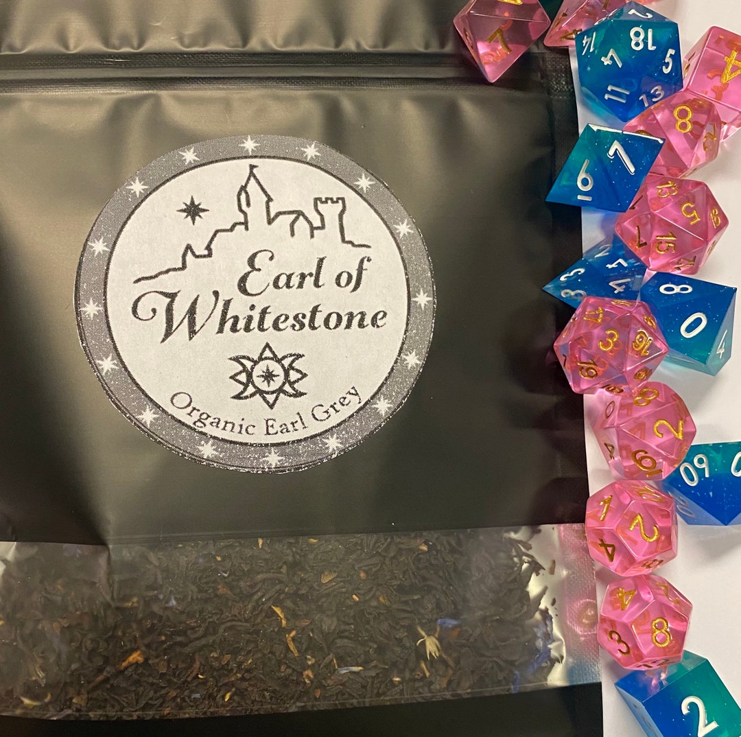 D & Tea Choose Your Own Acrylic Dice Set and Nerdy Tea Pairing Etsy