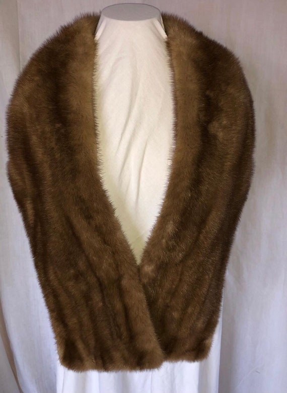 Mink Fur Stole with Pockets