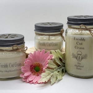 Freshly Cut Grass: Hand Poured Soy Candle