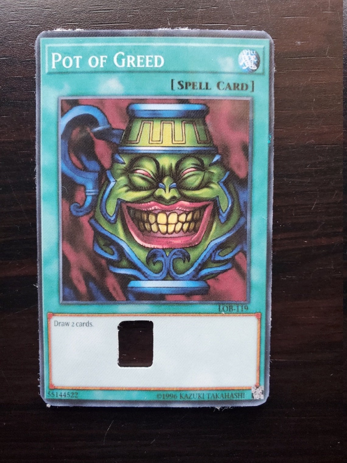 Yugioh Magic/Trap Credit Card Skins Custom Option