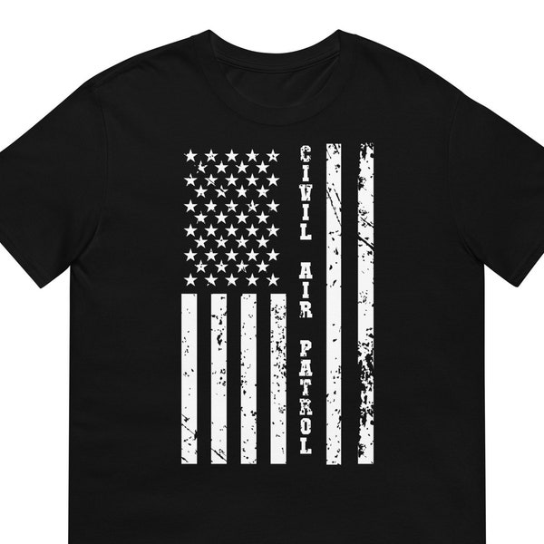 Civil Air Patrol Shirt with American Flag - Awesome Patriotic CAP Design