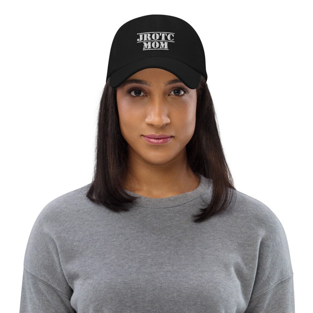 JROTC Mom Hat Embroidered High Quality Hat in Black or Camo or Navy or
