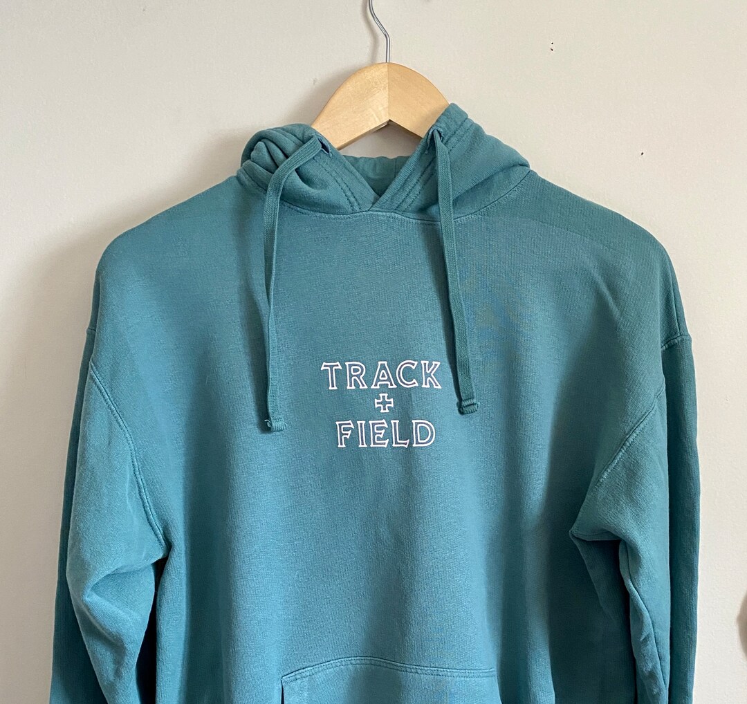 Track and Field Sweatshirt Vintage Track Hoodie Etsy