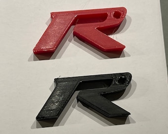 Civic Type R Keychain: Black/Red