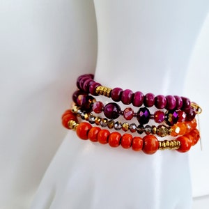 UNICRAFTALE Acryl Armreif - Geometrisches Wickelarmband 6,4cm