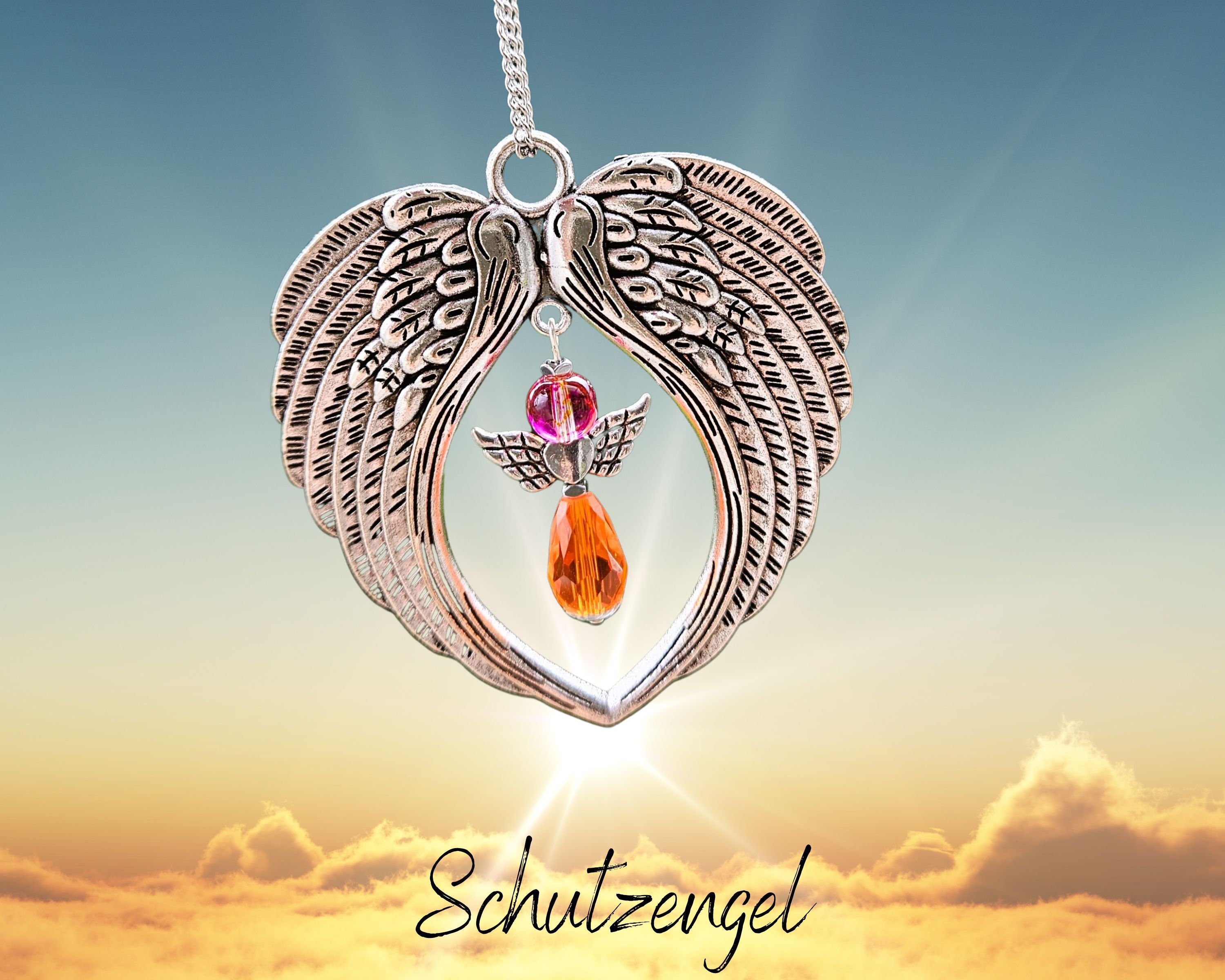 Schutzengel Auto, Rückspiegel Anhänger, Schutzengel Geschenk