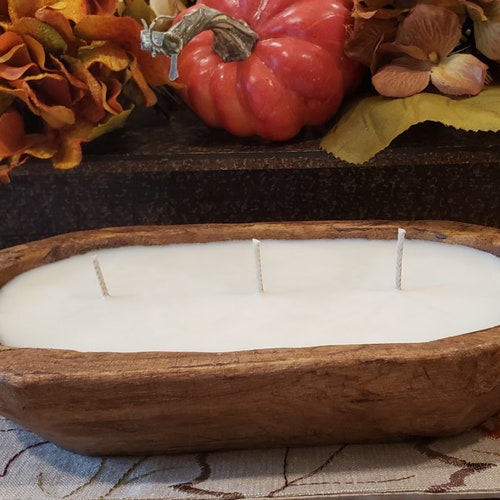 Dough Bowl Candle/candle/soy Candle/industrial / Farmhouse/ Etsy