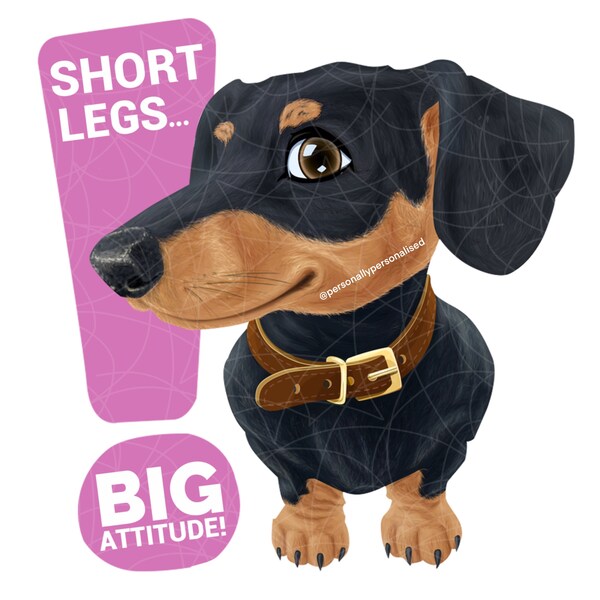 Sausage dog png dachshund image sublimation