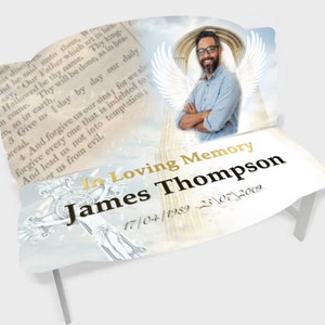 Memorial Bench Template Sublimation the Lord’s Prayer