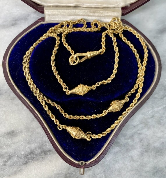 Victorian fancy gold chain Victorian fancy gold