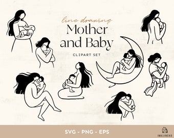 Download Mother Baby Svg Etsy