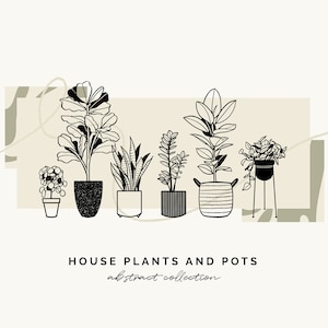Kamerplanten SVG clipart, kamerplanten vector, Monstera slangen plant, potplanten, planten minnaar kunst aan de muur, SVG voor cricut en silhouet
