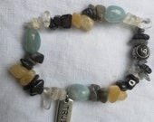 Cancer bracelet Zodiac Bracelet Homemade Bracelet Beaded Bracelet Gemstone Bracelet Crystal Bracelet Healing Bracelet