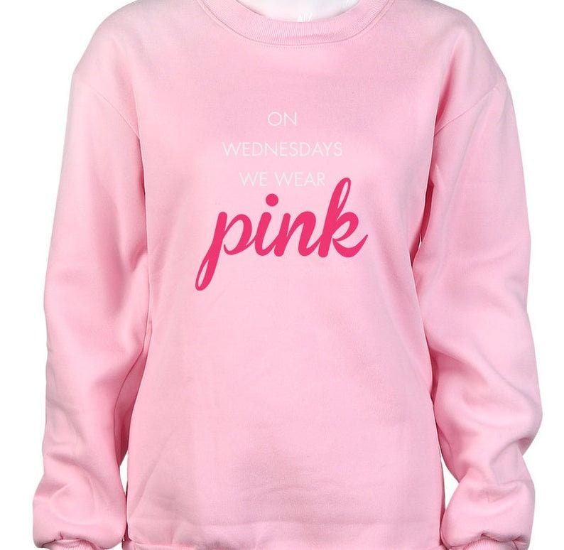 On Wednesdays We Wear Pink Digital Cut File // Mean Girls SVG | Etsy