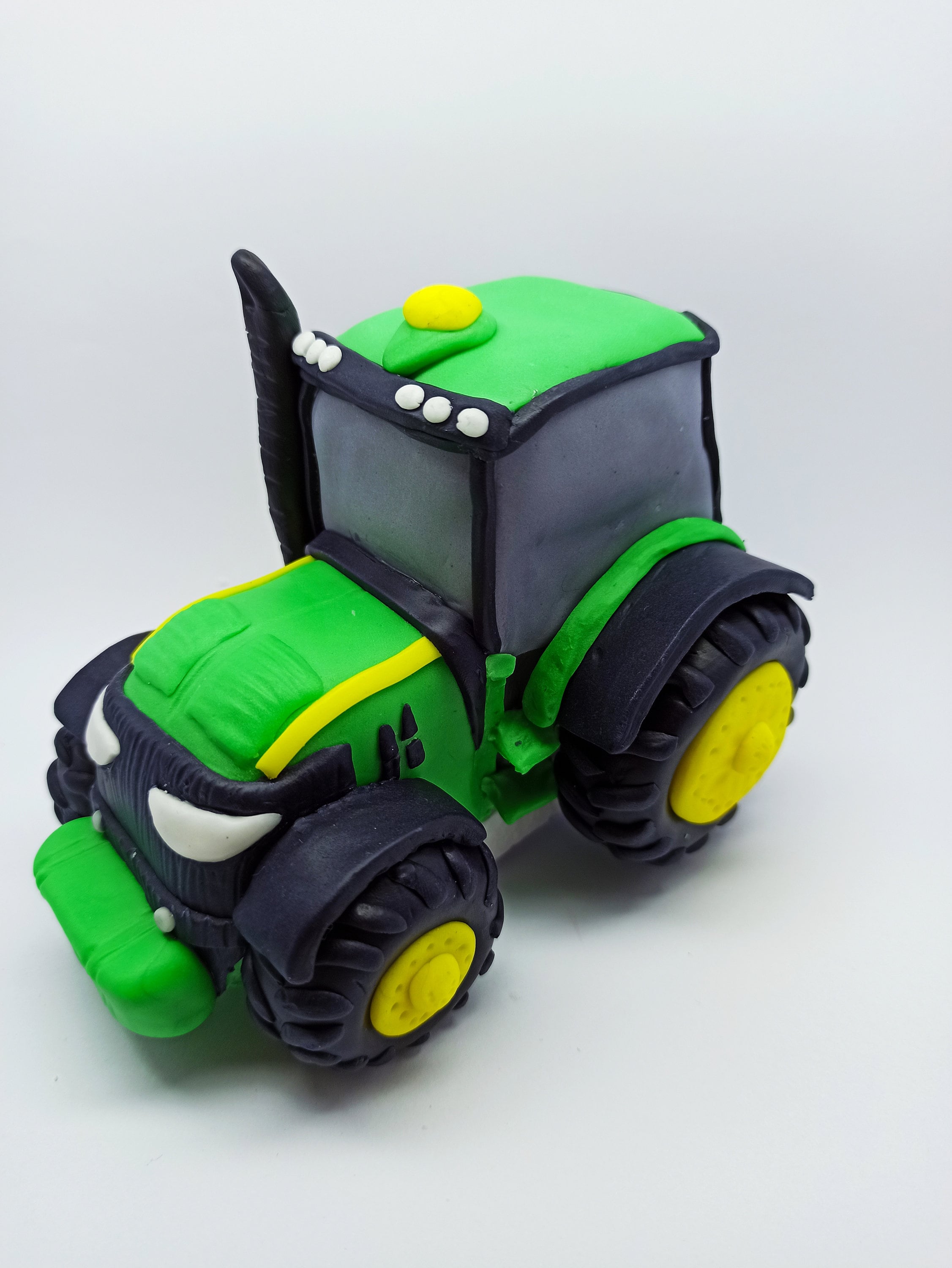 Tractor Cake Topper Fondant Tractor Cake Decoration Birthday Etsy UK