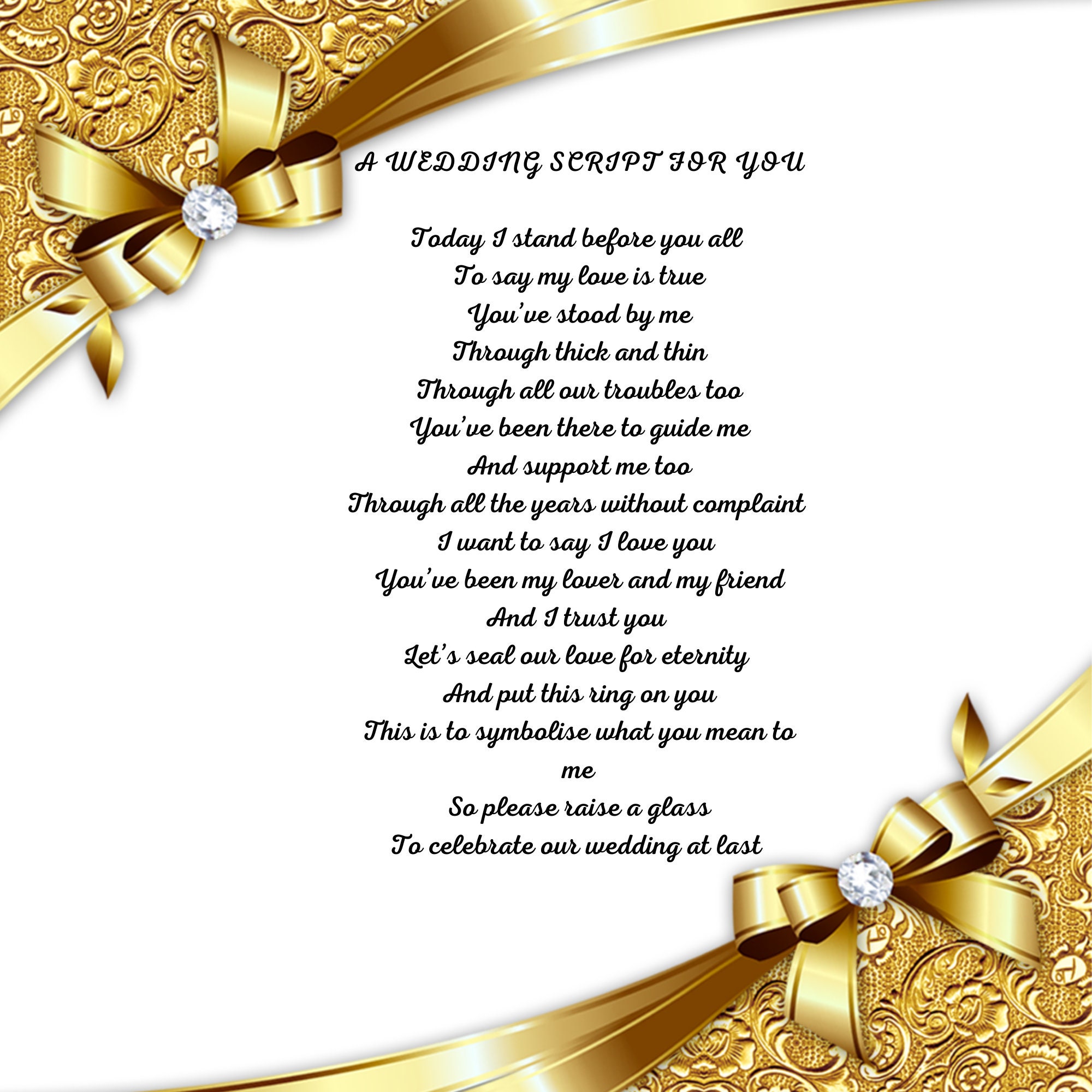 Custom Marriage Vows - Etsy Ireland Custom Marriage Vows - Etsy Ireland