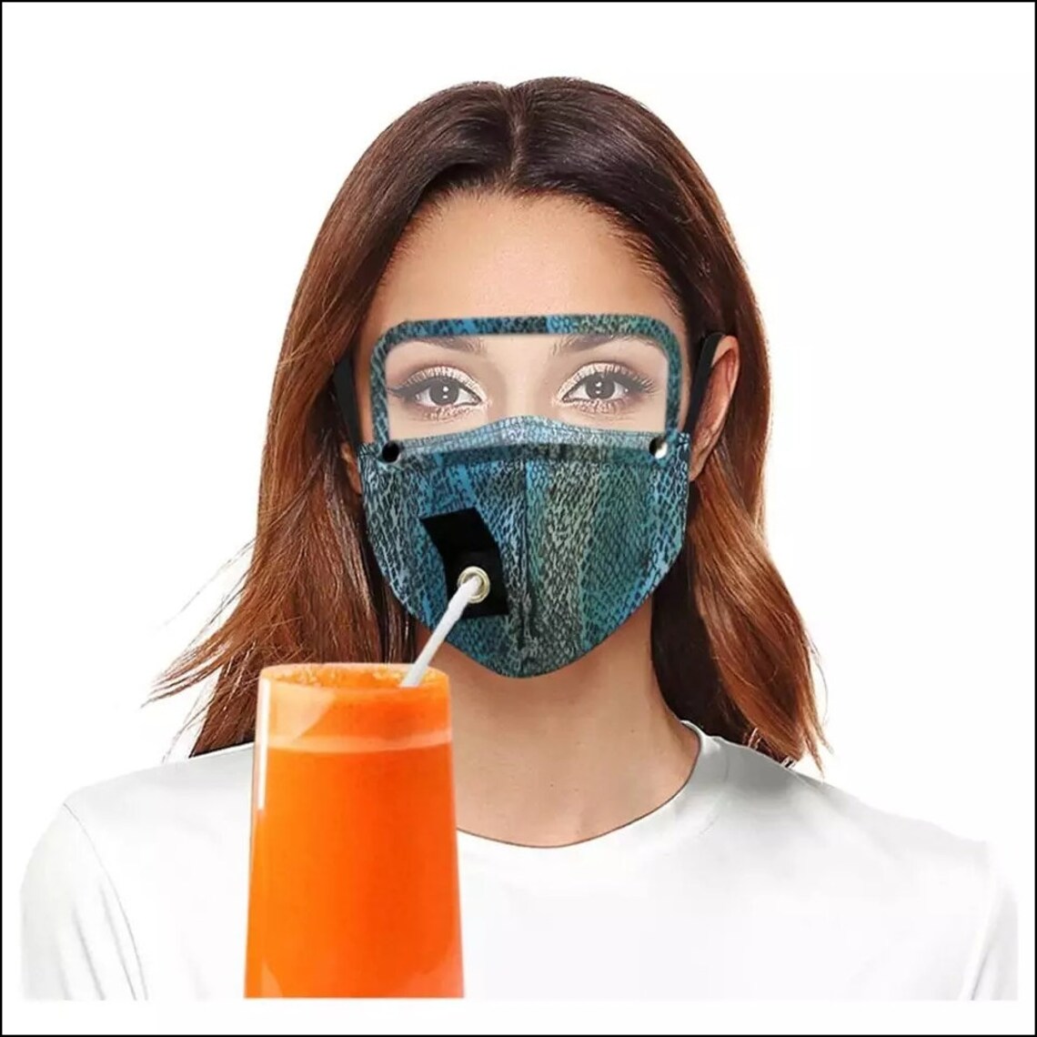 WASHABLE FACE MASK Face Cover drinking mask Washable Mask Etsy