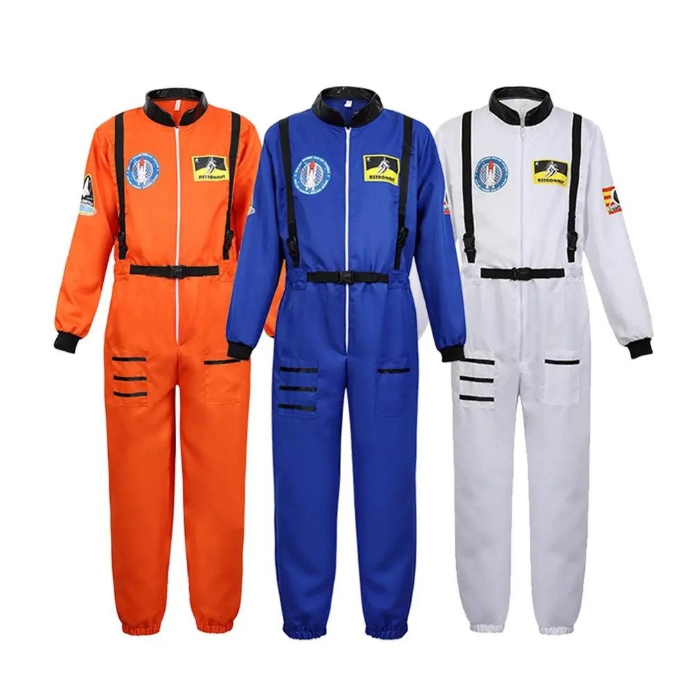 Astronaut Costume Helmet Space Suit Halloween Role Play Dress Up for Boys  Girls