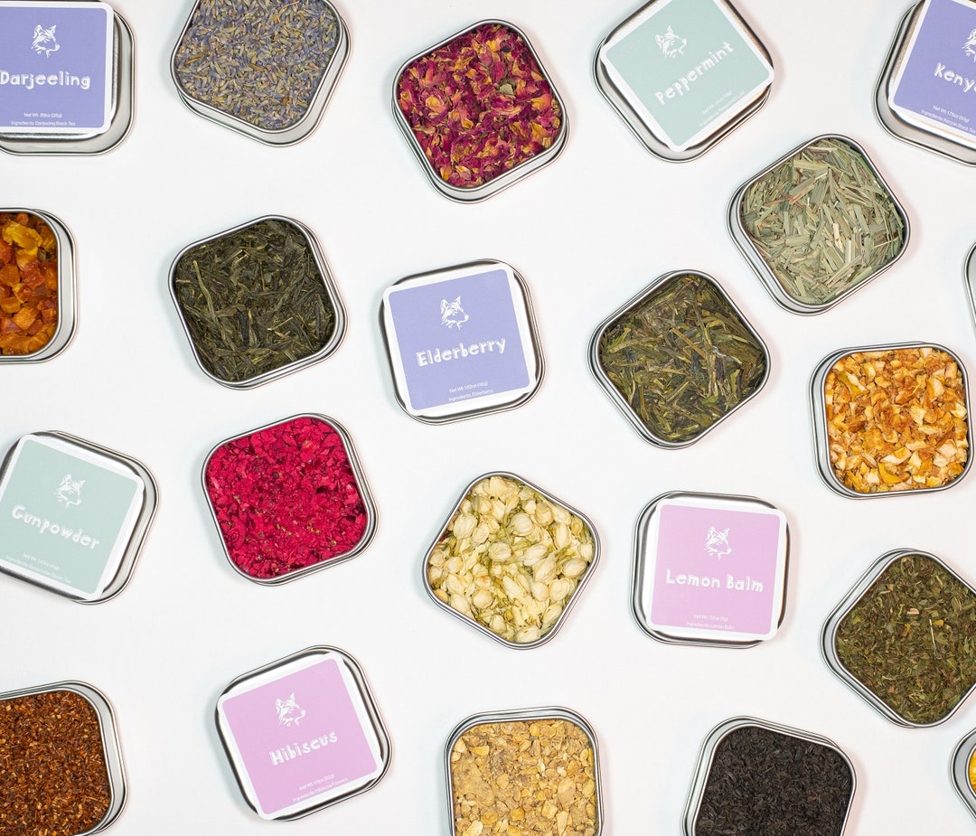 Createyourown Tea Blend Customize Using 35 Teas/flavors Etsy