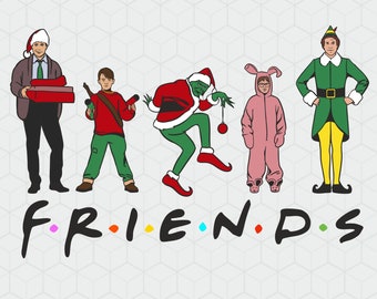 Free Free 324 Friends Svg Christmas SVG PNG EPS DXF File
