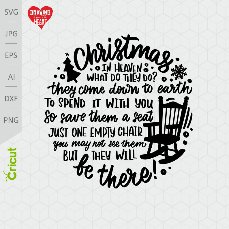 Download Christmas in heaven svg cut file for crcut silhouette ...