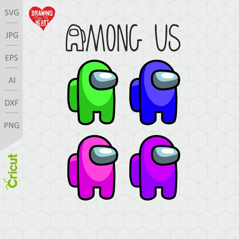 Download Among US SVG cut file for cricut Among us bundle Among us ...