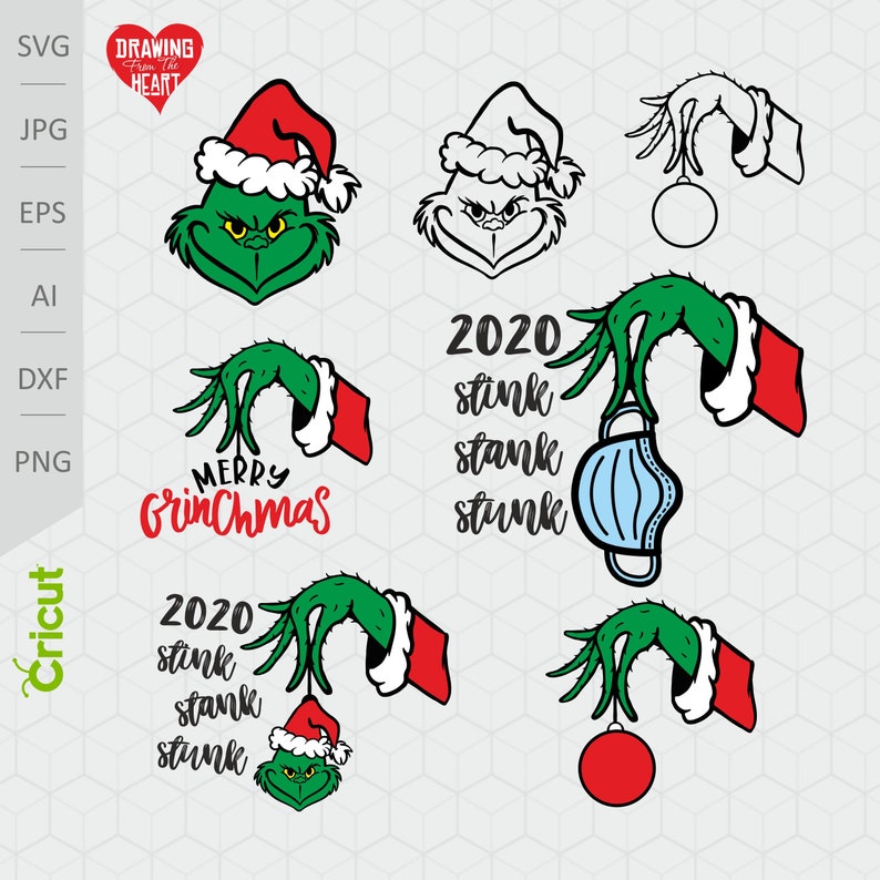 Download The Grinch svg bundle Grinch Face SVG the grinch clipart ...