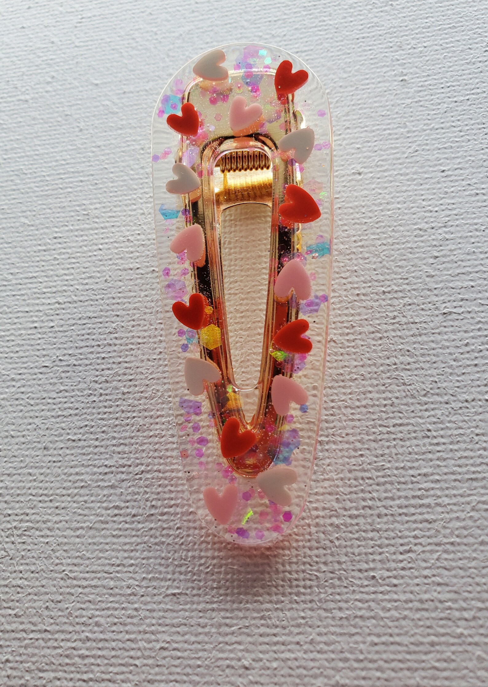 Resin Heart Hair Clips/ Teardrop Hair Barrettes/ Cute Hair Etsy