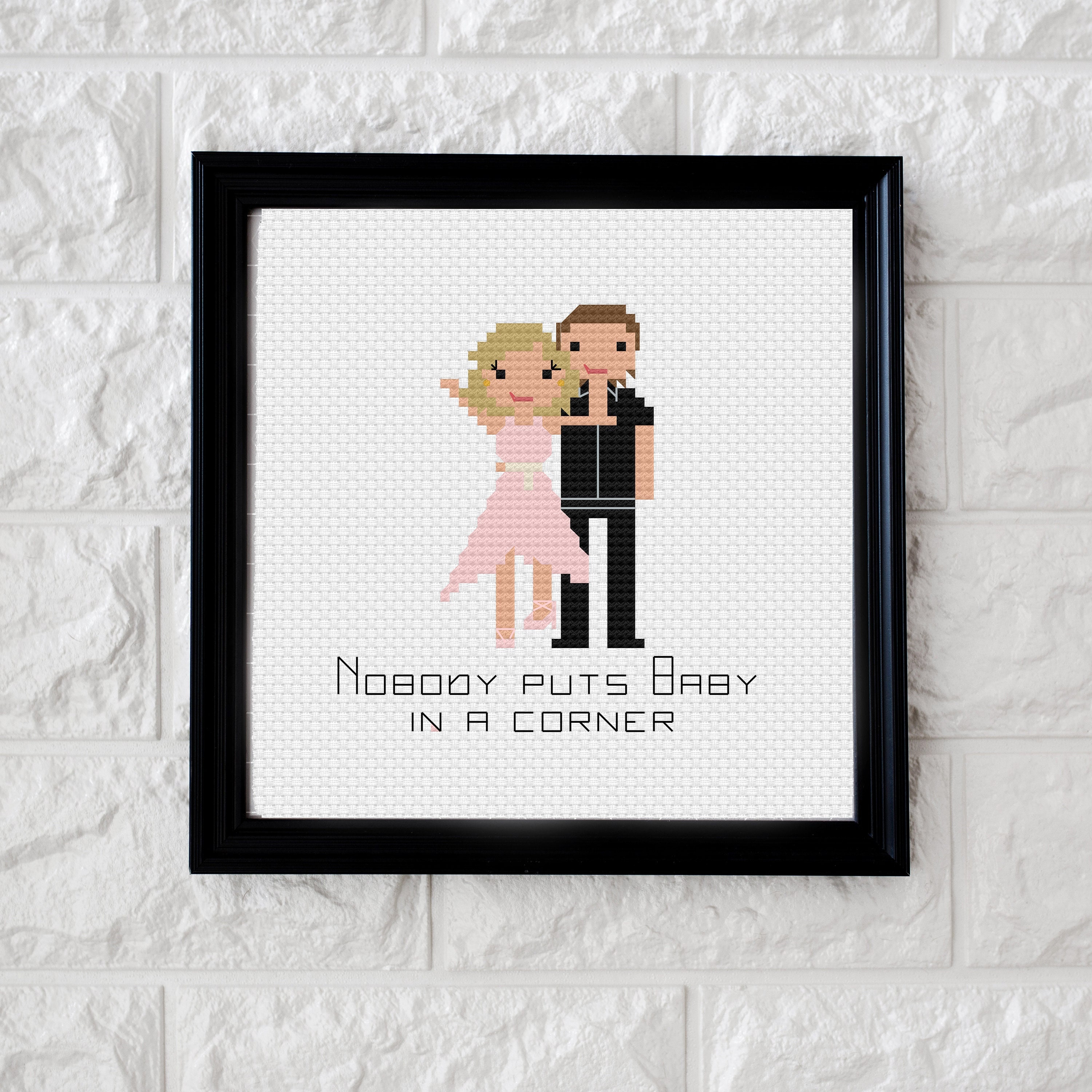 Dirty Dancing cross stitch frame / BeStitched