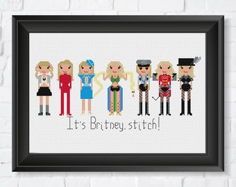 Parody Britney - PDF Cross Stitch Pattern - INSTANT DOWNLOAD