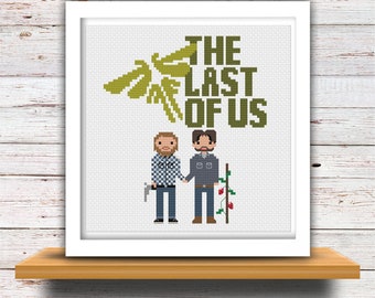 Parody The Last of Us - Bill and Frank - PDF Cross Stitch Pattern - INSTANT DOWNLOAD