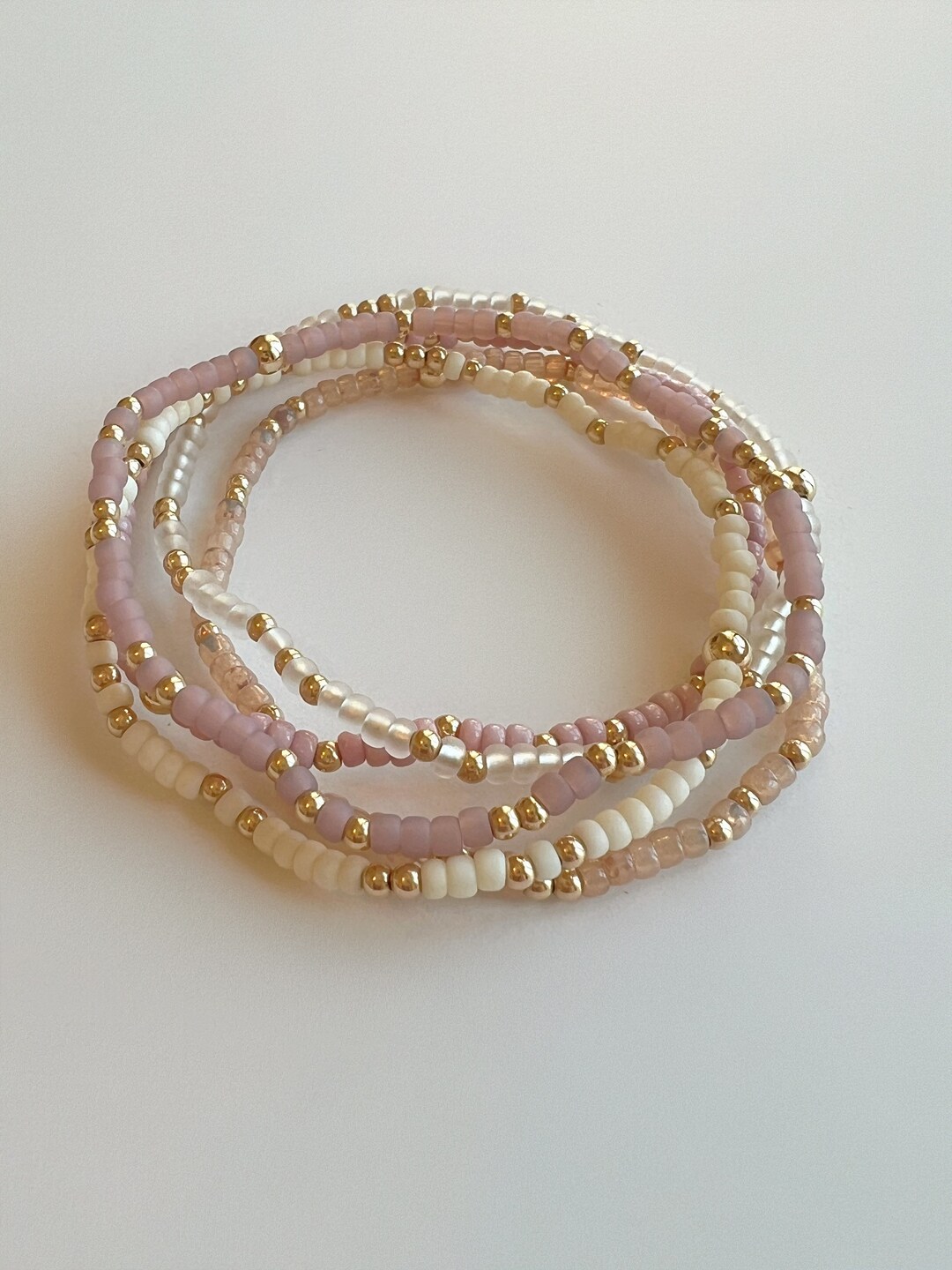 THE STACKERS: Custom Bead Bracelet | Seed Bead Bracelet | Stack Bead ...